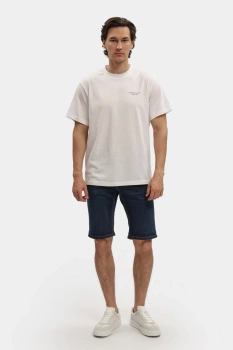 Męskie Szorty Mustang Style Chicago Shorts Z Denim Blue 1016349 5000 802