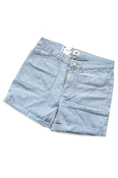 LEE SEASONAL SHORT BLEACH BEACH BLUE L37BCQNR