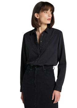 LEE WESTERN SHIRT DAMSKA KOSZULA DŁUGI RĘKAW BLACK L45DZH01 112140147
