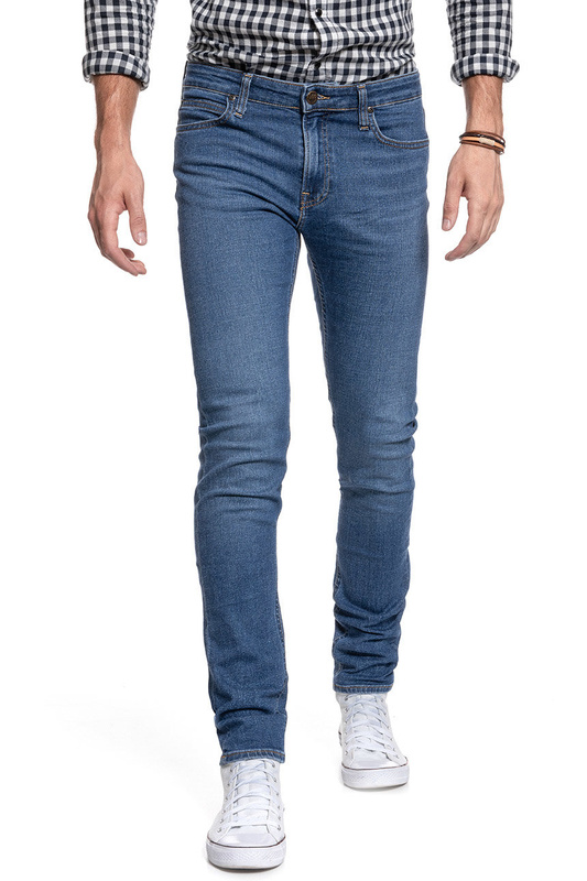 LEE MALONE MĘSKIE SPODNIE JEANSOWE JEANSY EASY BLUE L736DIZK 112120015