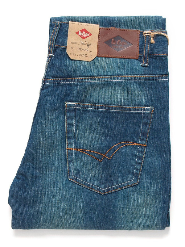 LEE COOPER SPODNIE MĘSKIE GREEN WASH LCJF001