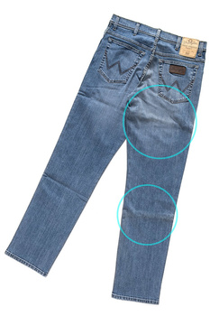 WRANGLER TEXAS STRETCH BLUE MONDAY W121R252C