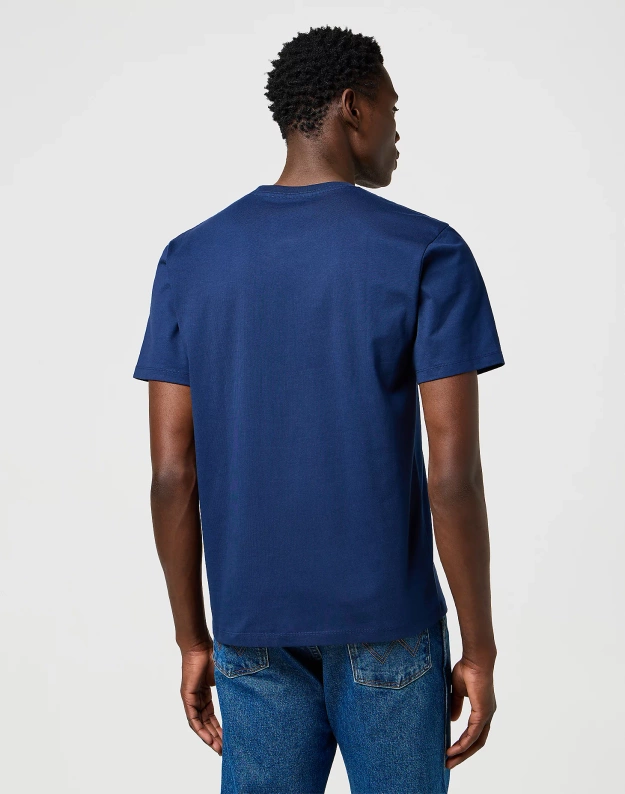 MESKA KOSZULKA WRANGLER AMERICANA TEE NAVY 112371477
