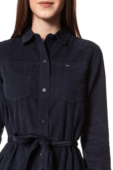 DAMSKA SUKIENKA LEE SHIRT DRESS MIDNIGHT NAVY L50AMRMA 112111282