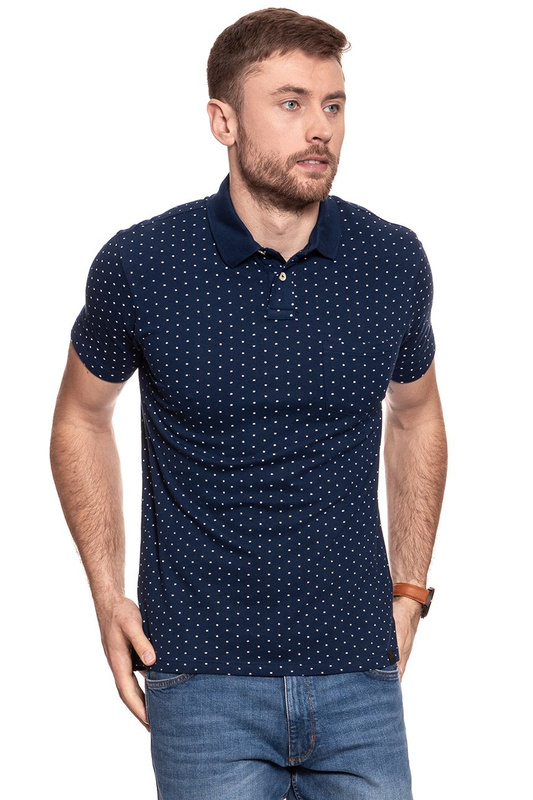 LEE POLKADOT POLO DEEP INDIGO L60UPZPS