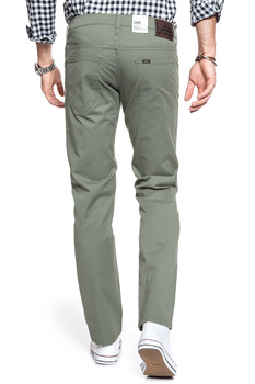 LEE SPODNIE MĘSKIE DAREN ZIP FLY LICHEN GREEN L707LA82 SAMPLE 112118251