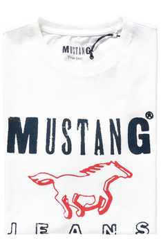 MUSTANG T SHIRT Logo Tee CLOUD DANCER 1007252 2020
