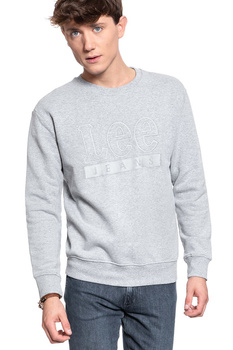 BLUZA LEE VELOURS CREW SWS GREY MELE L81STJMP 112121907