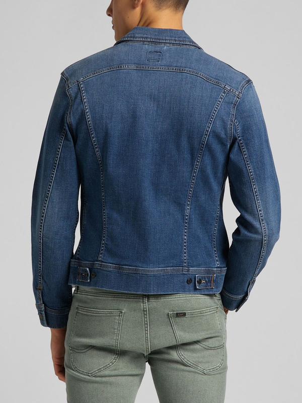 MĘSKA KURTKA JEANSOWA LEE SLIM RIDER MID VISUAL CODY L89RNLQN 112123891