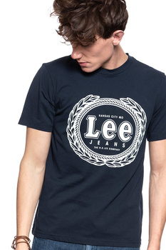LEE T SHIRT EMBLEM TEE MIDNIGHT NAVY L61XFEMA 112114100