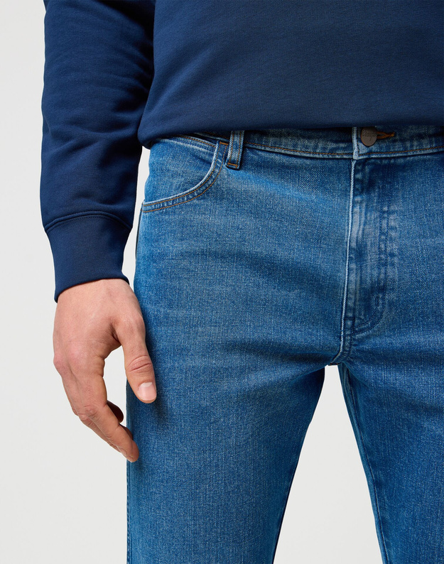 MESKIE SPODNIE  WRANGLER RIVER GRANITE BOULDER 112373153