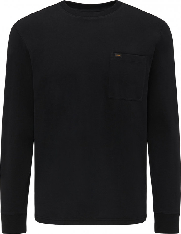 LEE LS POCKET TEE REGULAR FIT MĘSKI LONGSLEEVE KOSZULKA LOGO BLACK L64QSW01 112115878