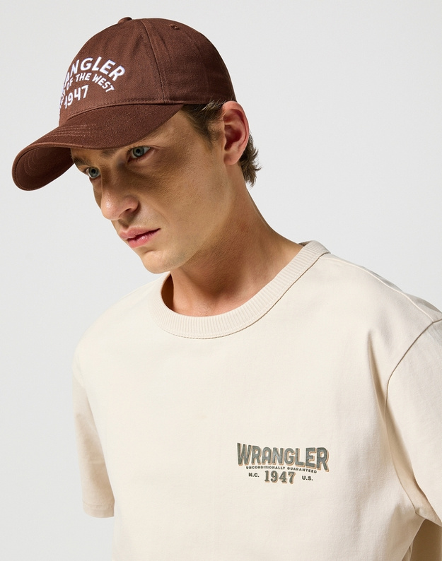 WRANGLER MĘSKA CZAPKA Z DASZKIEM WRANGLER LOGO CAP MOLE 112356874