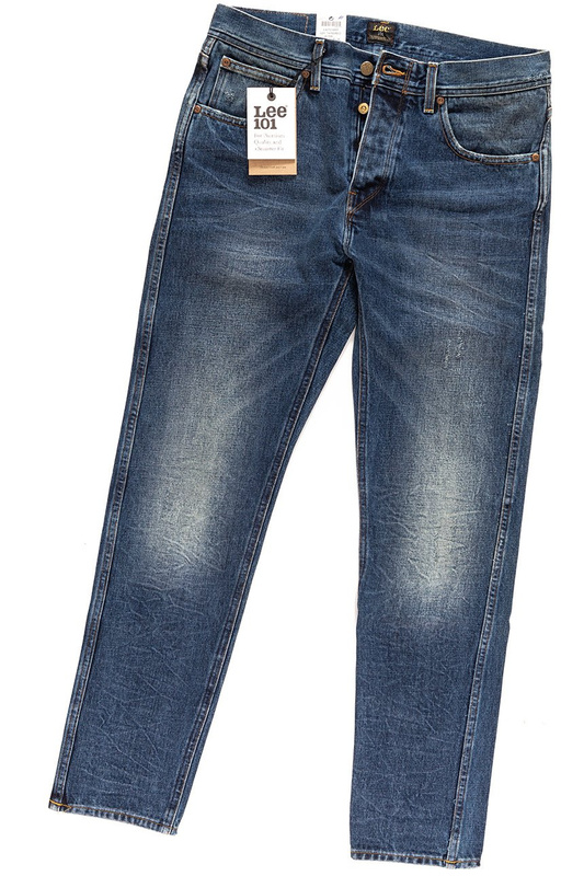 LEE 101 TAPERED YARN DYED INDIGO L97516KF