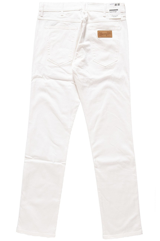 WRANGLER SPODNIE MĘSKIE GREENSBORO OFF WHITE W15QKD33E 112126943