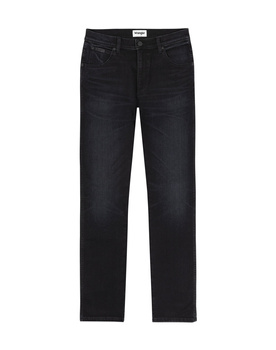 WRANGLER TEXAS SLIM MESKIE SPODNIE JEANSOWE JEANSY DŻINSY BLACK CROW W12SHP363 112141152