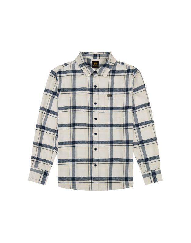 MESKA KOSZULA LEE MERCANTILE SHIRT VINTAGE ECRU JASPE PLAID 112370571