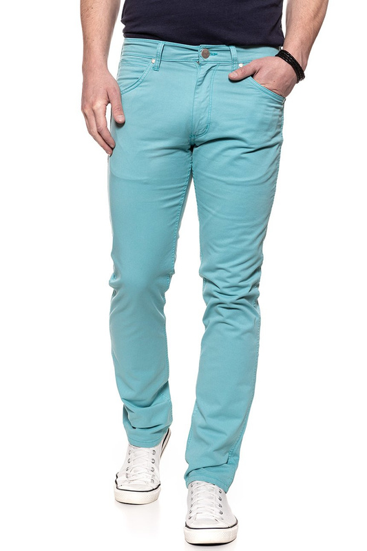 WRANGLER SPODNIE MĘSKIE GREENSBORO DUSTY TURQUOISE W15QRU25T 112127057