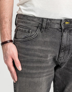 Męskie Spodnie Jeansowe Tom Tailor TTJOSH REGULAR grey denim 1048363 10210