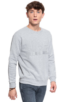 BLUZA LEE VELOURS CREW SWS GREY MELE L81STJMP 112121907