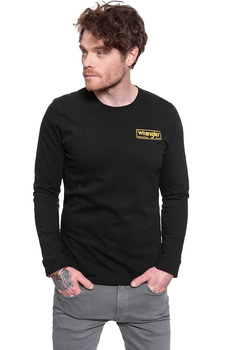 KOSZULKA LONGSLEEVE WRANGLER LS BOX TEE BLACK W7C0FG100 112131616