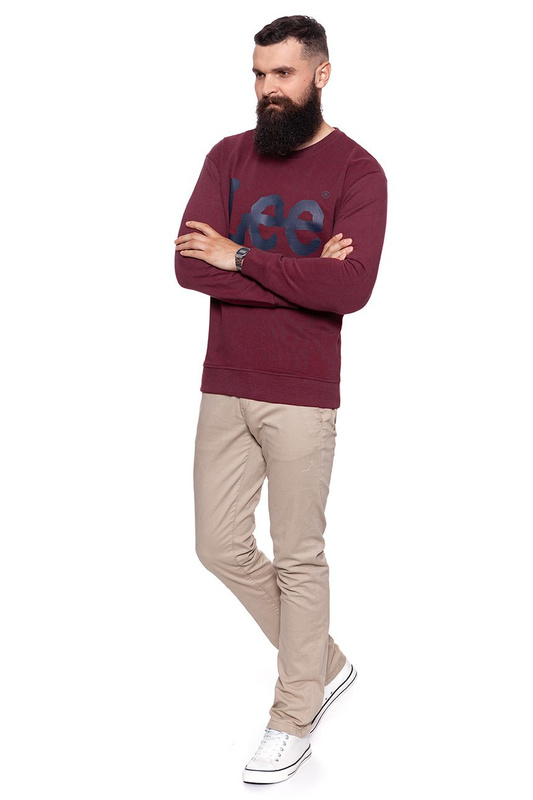 LEE LOGO SWEATSHIRT TAWNY PORT L82UUBDE 112145610