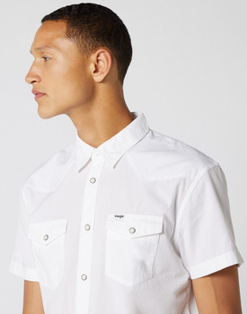 WRANGLER SS WESTERN SHIRT MĘSKA KOSZULA WHITE W5J06S989 112130152