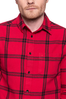 MĘSKA KOSZULA WRANGLER LS 1PKT SHIRT CRIMSON RED W5A1T2X51 112129989