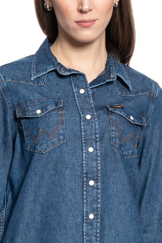 DAMSKA KOSZULA JEANSOWA WRANGLER GOOD TIMES 27WW W5WS1W19W 112130344