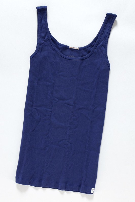 WRANGLER T SHIRT DAMSKI 2-PACK RIB TANKS ANTIQUE WHITE / NAVY W7264ELFT