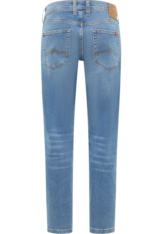 Męskie Spodnie jeansowe Mustang Style Denver Straight Denim Blue 1017444 5000 583
