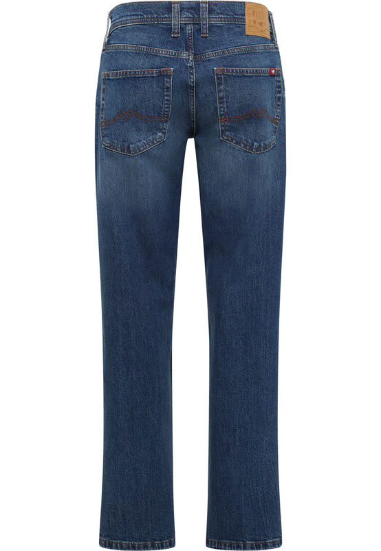 Męskie Spodnie Jeansowe Mustang Style Denver Straight Denim Blue 1017236 5000 883