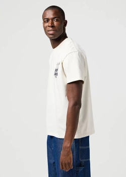 WRANGLER MĘSKA KOSZULKA WRANGLER CJ GRAPHIC TEE VINTAGE WHITE 112362910