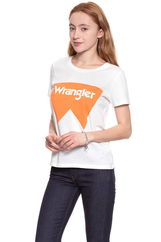 WRANGLER T SHIRT DAMSKI FESTIVAL TEE TANGERINE W7016EVUJ 112130893