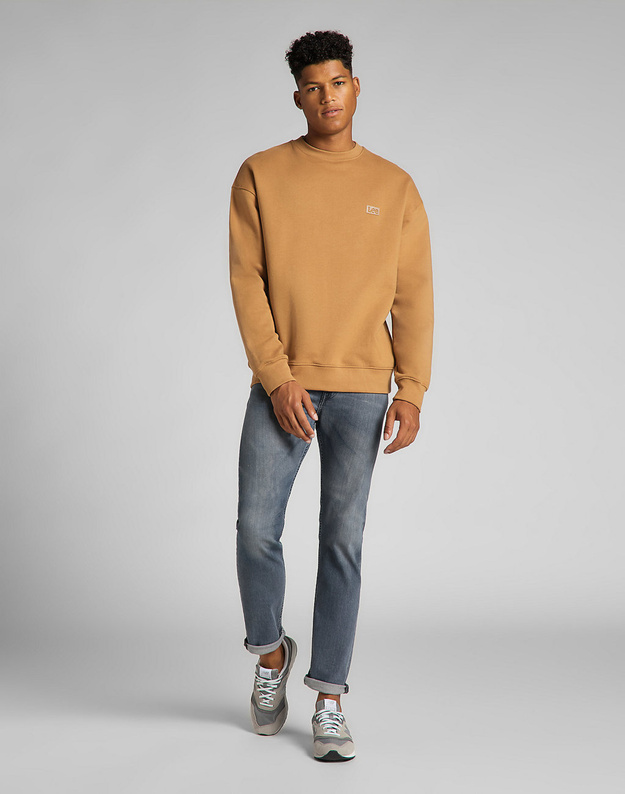 LEE CORE LOOSE CREW TOBACCO BROWN L85IPTSZ 112144611