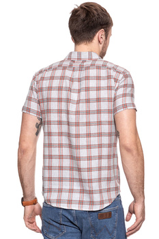 KOSZULA MĘSKA KRÓTKI RĘKAW WRANGLER SS 1PKT GLOW ORANGE W58606E48 112129492