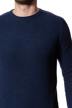 MĘSKI SWETER WRANGLER STRUCTURAL KNIT NAVY W8627P135 112132331