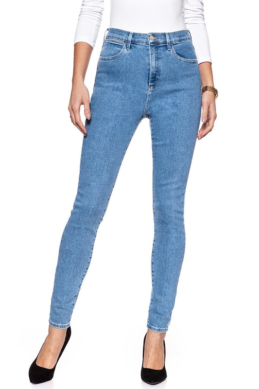 WRANGLER SUPER HIGH SKINNY STONEWASH W27WCZ96V