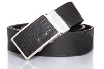WRANGLER LEATHER BUCKLE BLACK W0B01U101