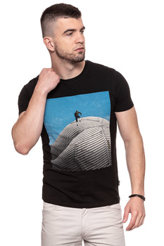 KOSZULKA WRANGLER SLABBINK TEE BLACK W7B56FK01 112131494