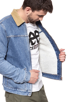 KURTKA JEANSOWA WRANGLER HAWKINS JACKET STONE BLUE W458ER255 112128909