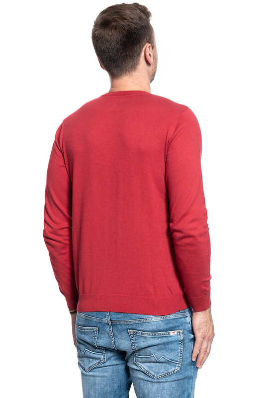 WRANGLER CREWNECK KNIT RED W8A02PX47 112132351