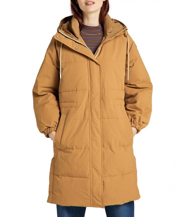 LEE LONG PUFFER DAMSKA KURTKA PARKA TOBACCO BROWN L56IXWSZ 112140312