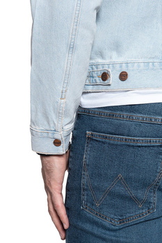 KURTKA JEANSOWA WRANGLER 124MJ BLUE RHAPSODY W4MJUG13I 112129140
