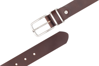 TOM TAILOR PASEK SKÓRZANY TG1046R69/690 35mm Gürtel Q.1869 0690 DARKBROWN