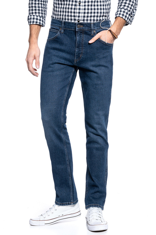 SPODNIE MĘSKIE WRANGLER REGULAR BLUE BLACK W10SHN361 112126003