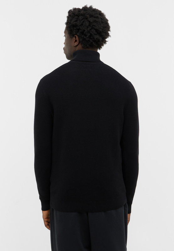 Męski Sweter Mustang Style Elgin Jet Black 1016848 4188