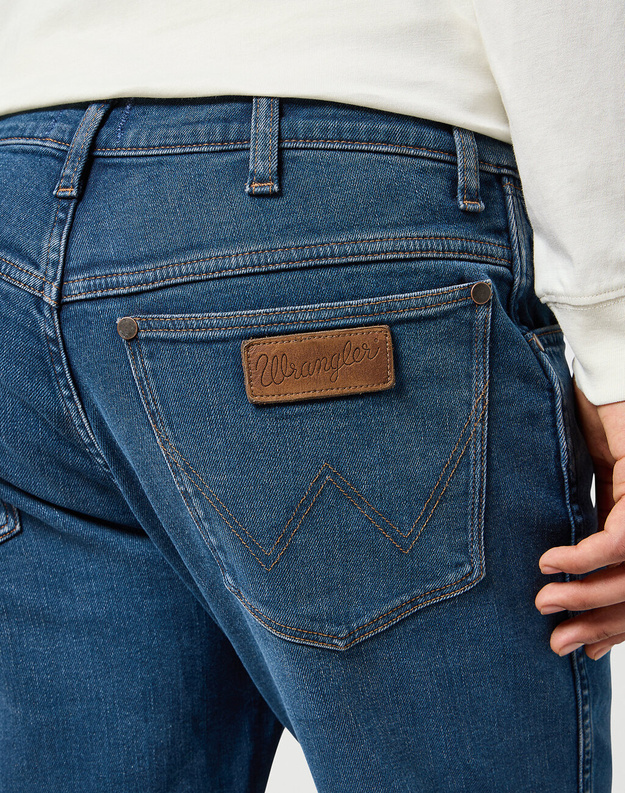 WRANGLER MĘSKIE SPODNIE RIVER MISTY BLUE 112356840 W17T008814