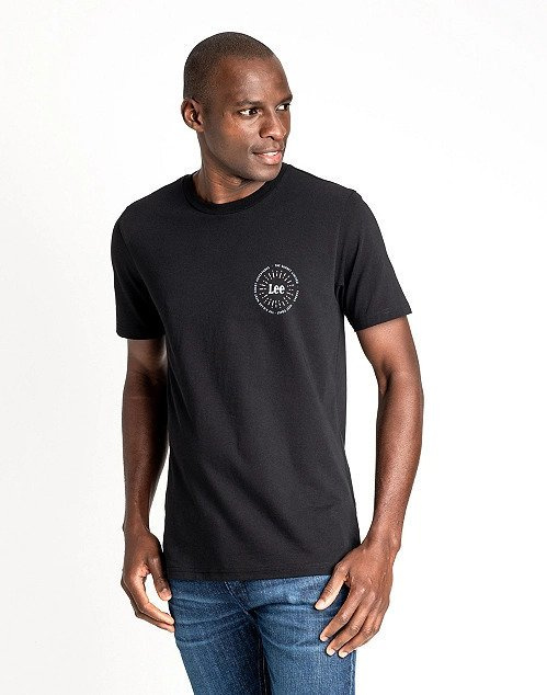 LEE T SHIRT SMALL SUNSET TEE BLACK L61PFE01 112113993