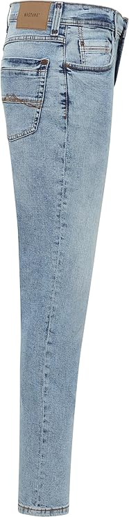 Męskie Spodnie jeansowe Mustang Style Washington Straight Denim Blue 1016617 5000 202